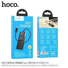 HOCO USB -A TO 4 USB CONVERTER HB25