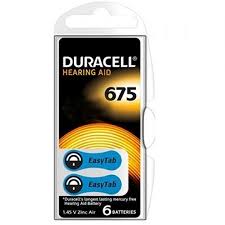 DURACELL HEARING AID 675