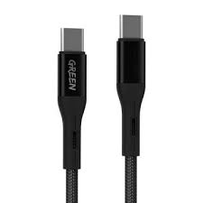 GREEN LION BRAIDED C TO C CHARGING CABLE