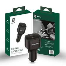 GREEN LION COMPACT CAR CHARGER USB2 PORT 12W